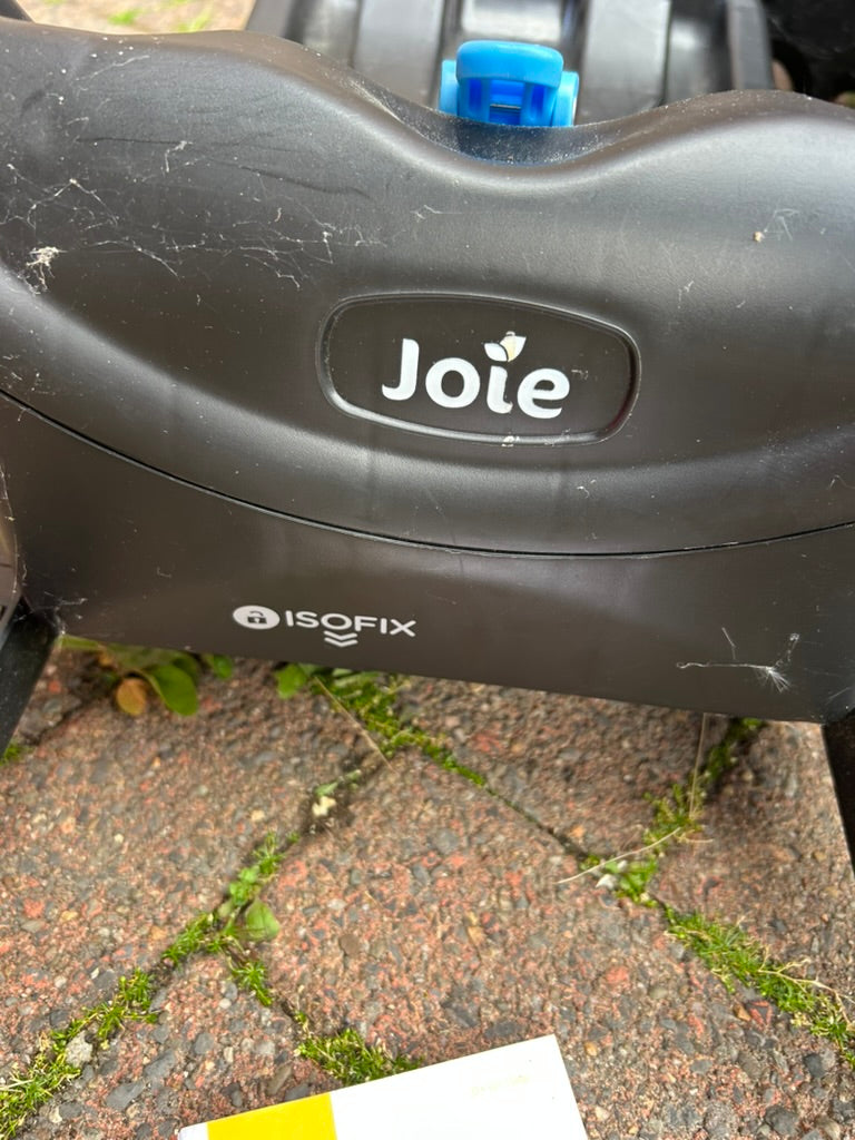 used Joie Chrome 3 in 1 travel system (blue) with Manuals