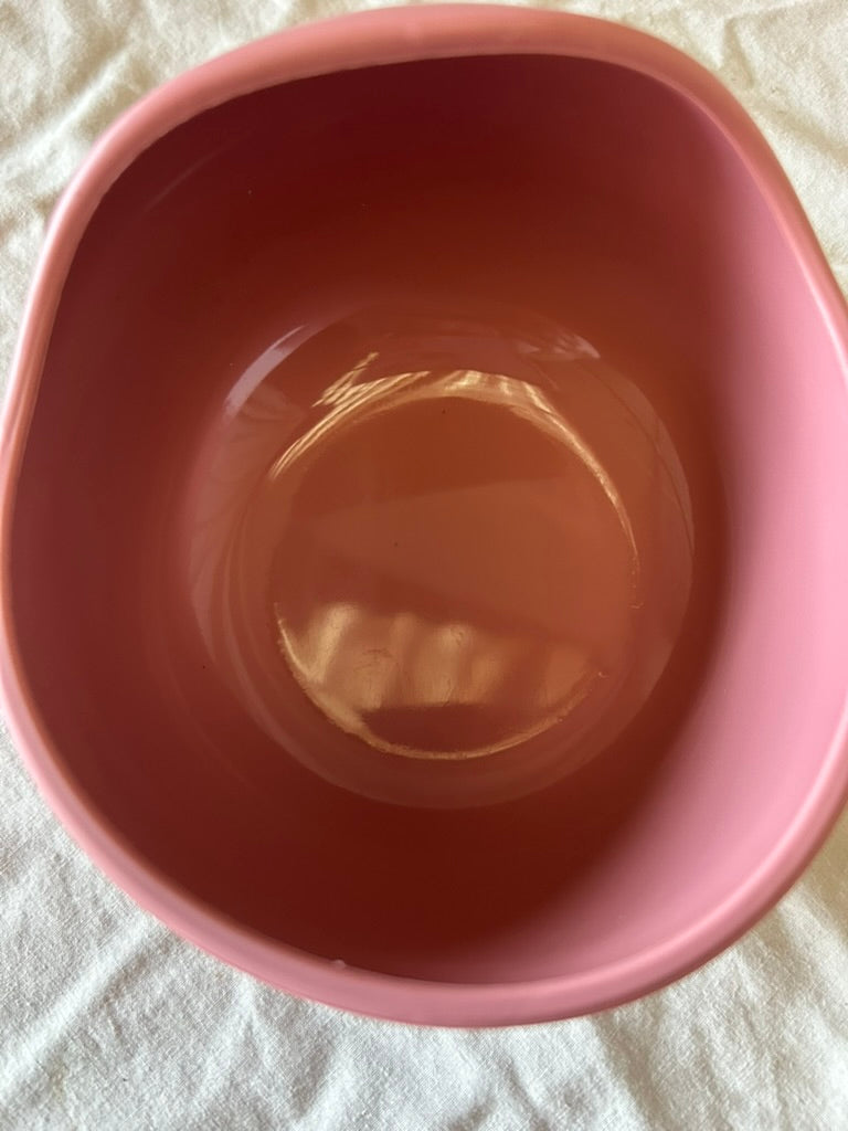 Xabono Baby Plates with Suction BPA Free Suction Plates for Baby Easy to Wash Suction Bowls for Baby and Silicone Baby Spoon Ejoyable Desing Baby Bowls First Food (Dusty Rose)