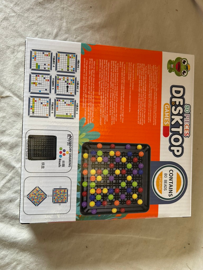 Intellectual Chessboard, Funny Educational Chess Board Games Rainbow Ball Elimination Games, Intellectual Chess Game, Educational Checkers Game Battle for Kids Adults (80 Pcs)