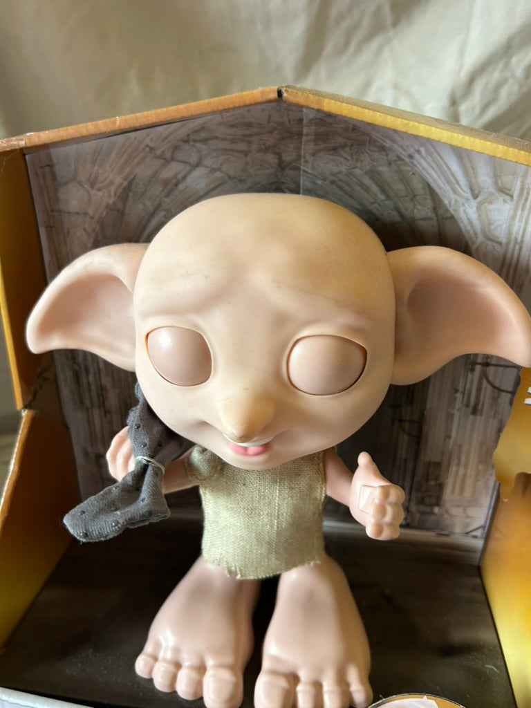 Wizarding World Harry Potter, Interactive Magical Dobby Elf Doll with Sock, over