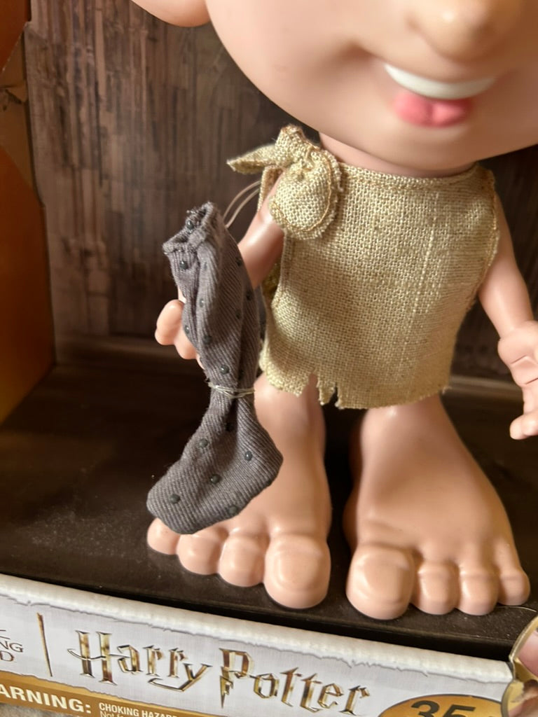 Wizarding World Harry Potter, Interactive Magical Dobby Elf Doll with Sock, over