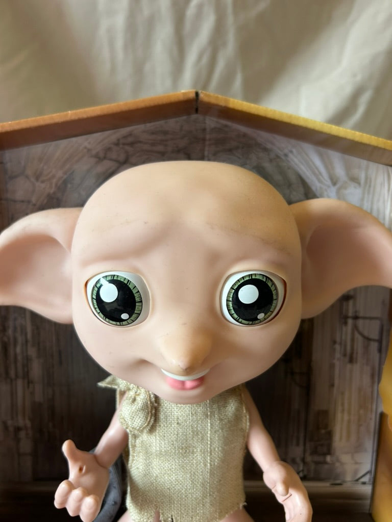 Wizarding World Harry Potter, Interactive Magical Dobby Elf Doll with Sock, over