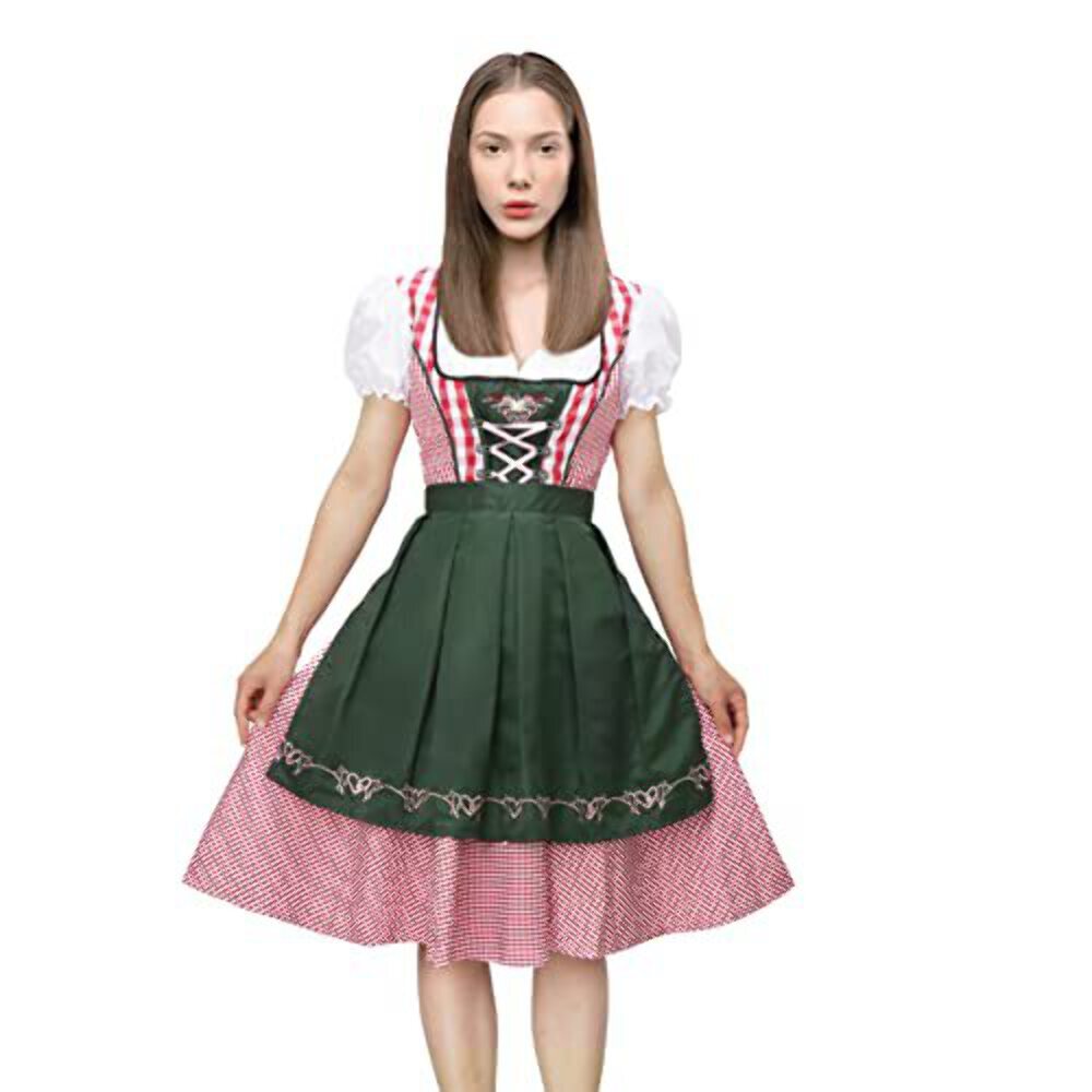NUWIND Womens German Beer Festival Costume Bavarian Traditional Oktoberfest Hall