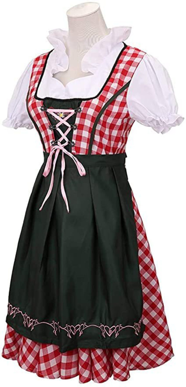 maxToonrain Oktoberfest Outfit Women Plus Size,Womens Bavarian Dirndl Dress Germ