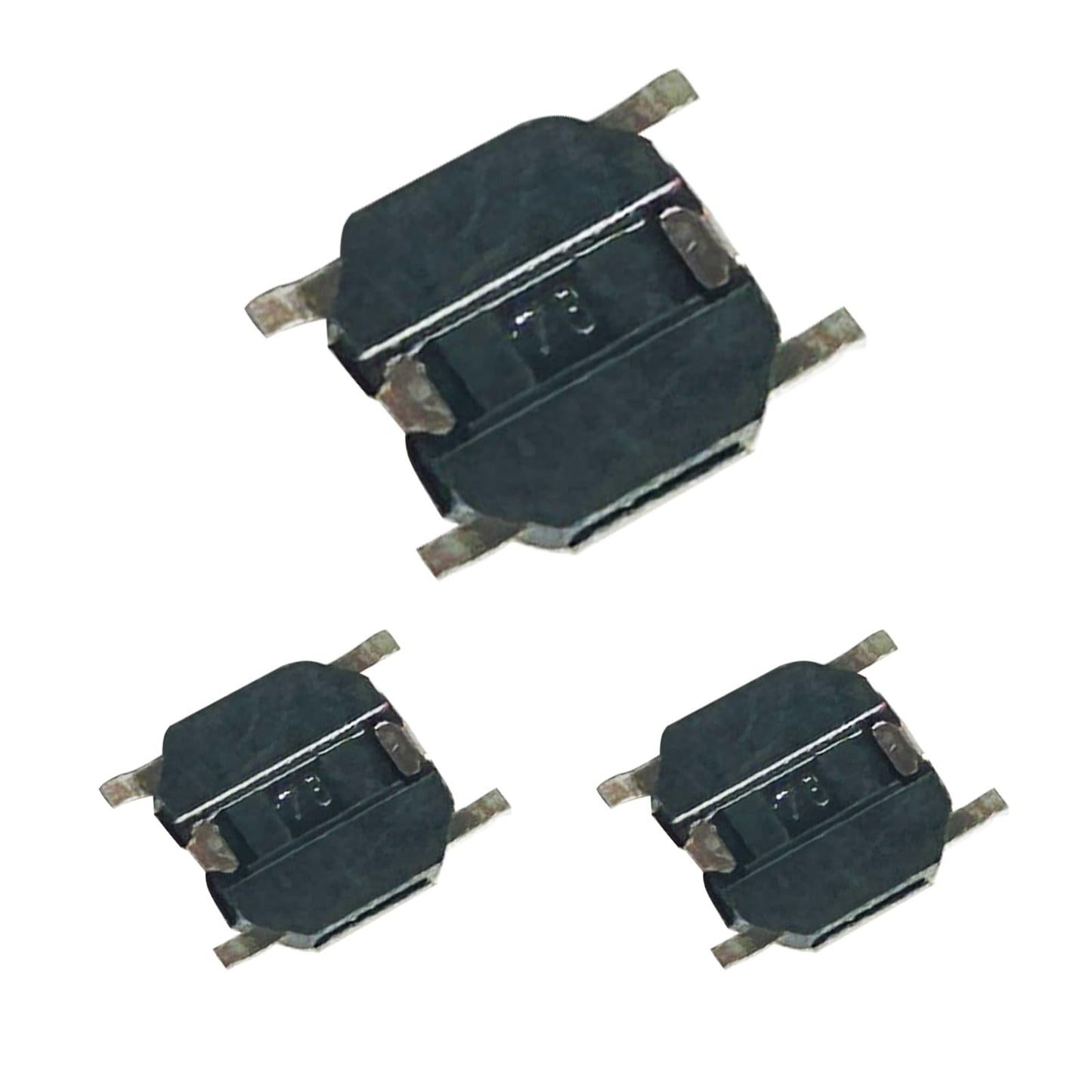 20 Pcs 4x4x3 mm 4 Pin SMT Tactile Switches