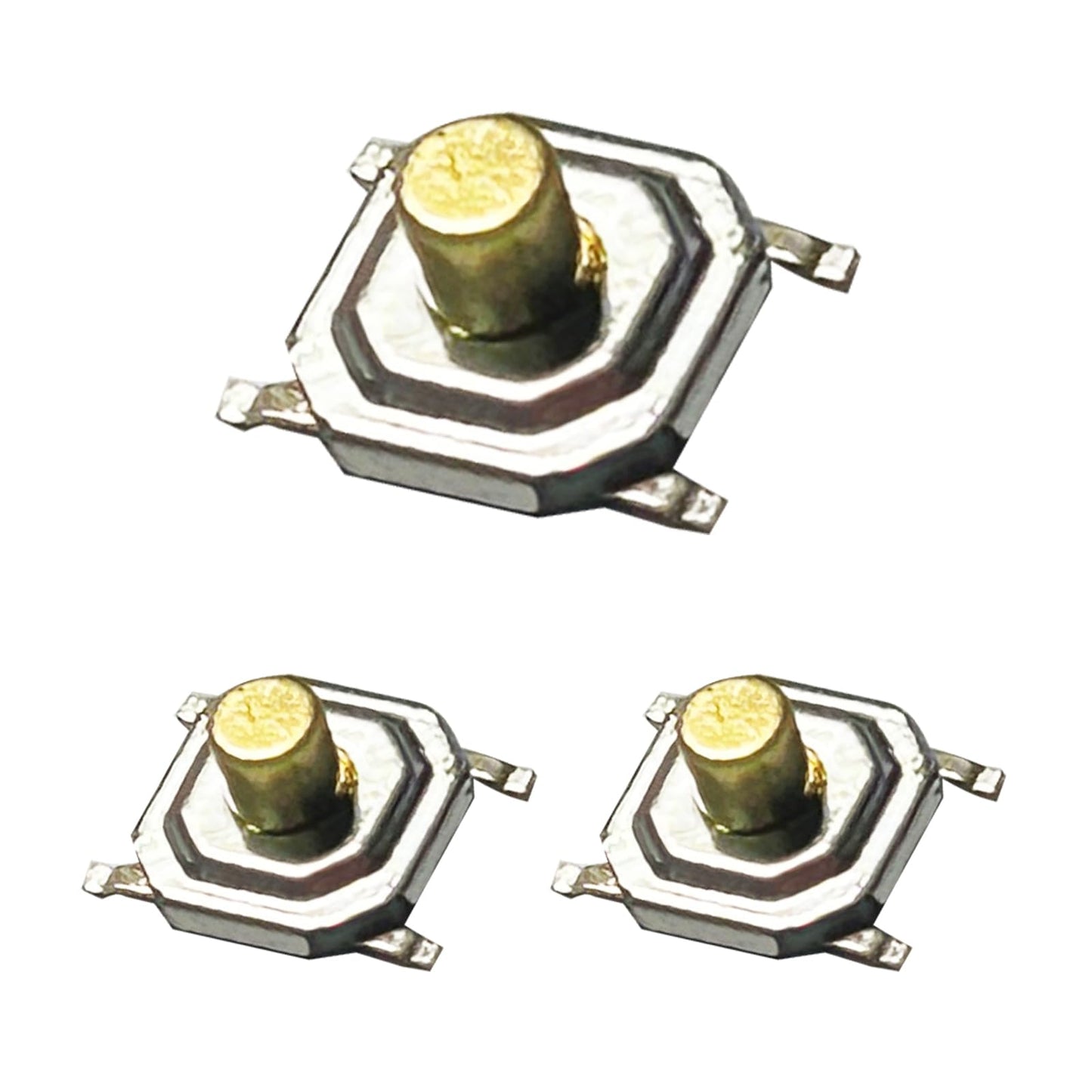 20 Pcs 4x4x3 mm 4 Pin SMT Tactile Switches
