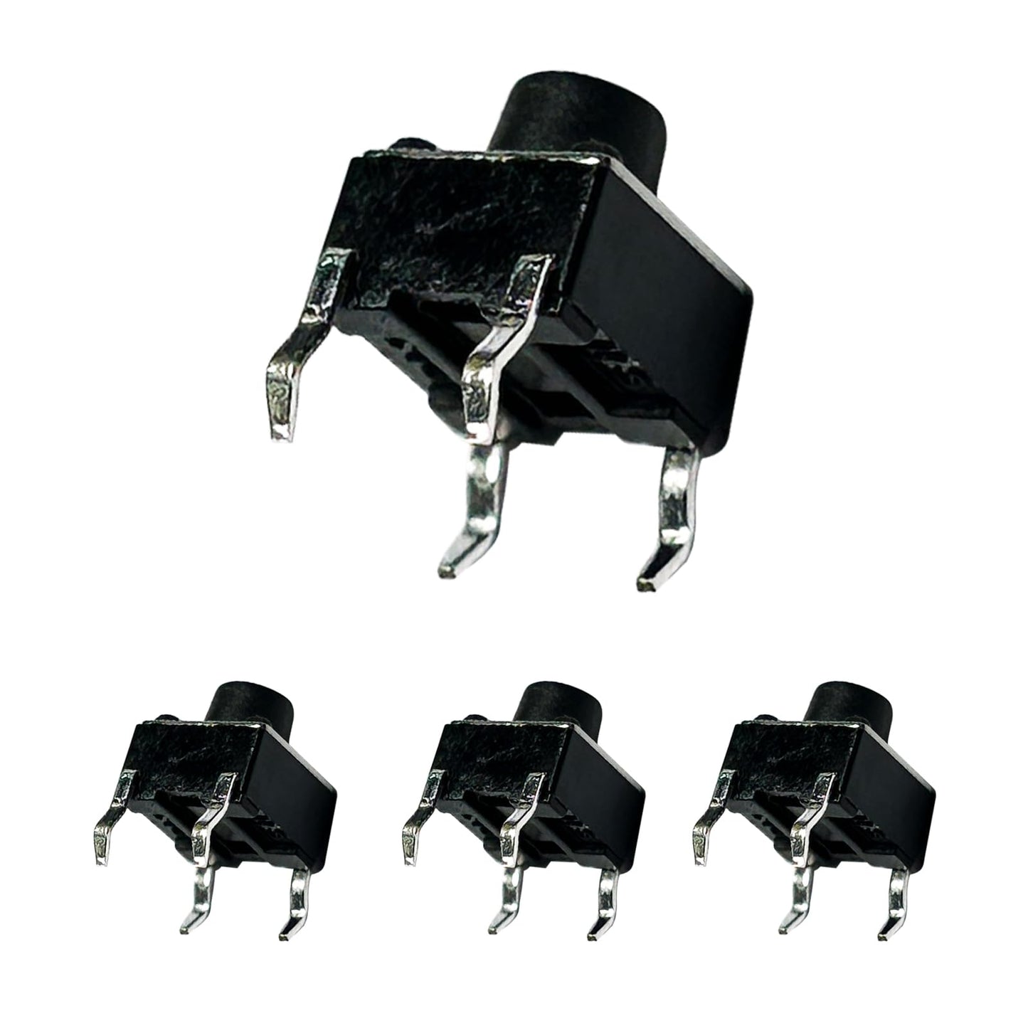 20 Pcs 6x6x6mm Miniature Micro Momentary Tactile Tact Touch Push Button Switch 4 Pin DIP Quality Switch SPST Miniature/Mini/Micro/Small PCB