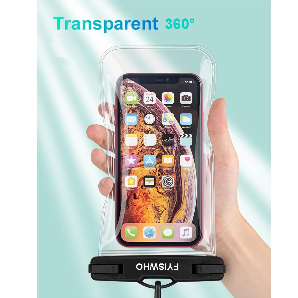 FYISWHO Waterproof Mobile Phone Case, Transparent, Underwater Mobile Phone Case for Galaxy A10 A10s A11 A12 A13 A14 A20 A21 A22 A23, Waterproof Case for Samsung Galaxy M10 M11 M12 M13 M20 M21 M23 M22