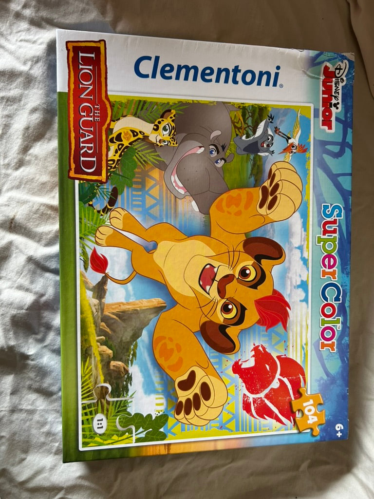 Clementoni 27986.9 "The Lion Garde Let's Go Puzzle (104-Piece)