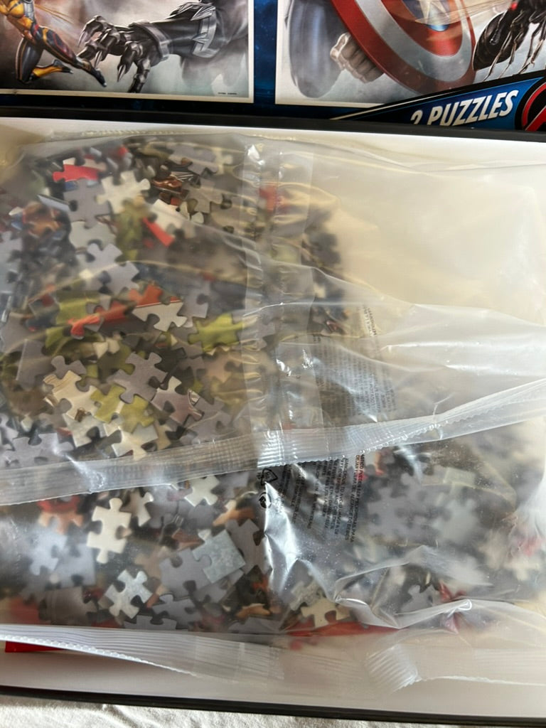 Educa 17994 Marvel Avengers 2 in 1 500 Piece Puzzles Set, Multicoloured, 2 x 500