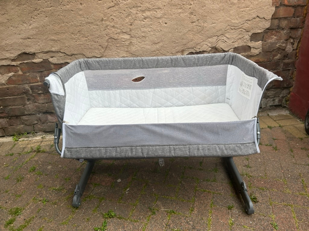 BABYLO Bedside Cozi Sleeper Co-Sleeping Crib, Grey (please read)