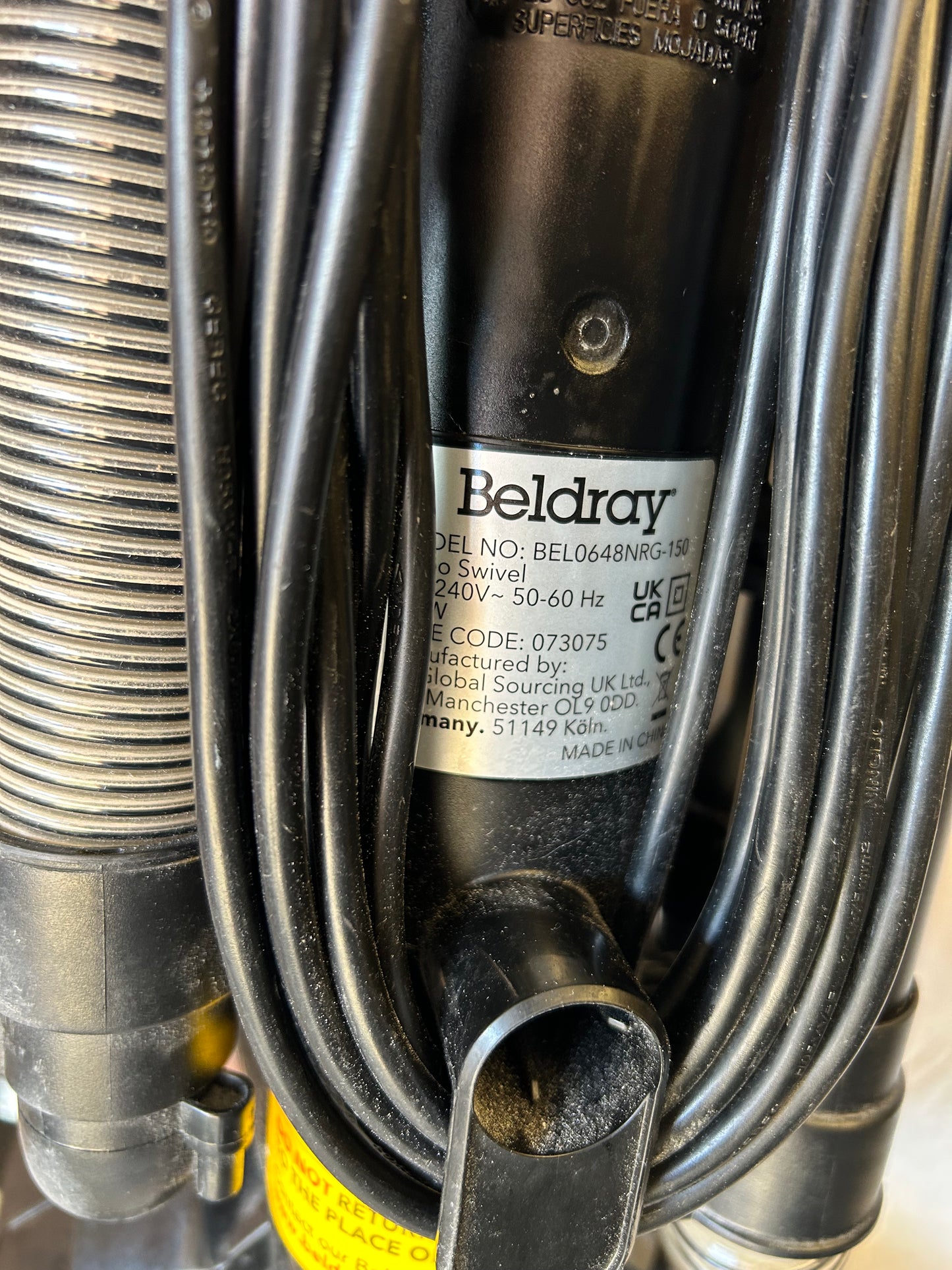 Beldray BEL0648NRG Turbo Swivel Upright Vacuum – Cyclonic Carpet Cleaner