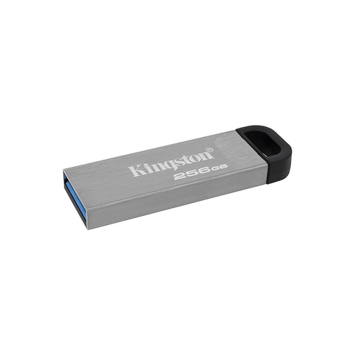 Kingston DataTraveler Kyson USB 3.2 Gen 1 Flash Drive 256GB - Stylish Capless Metal Case
