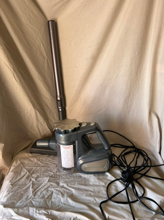 Beldray BEL01731TT Titanium 2-in-1 Hand Vacuum Cleaner - Converts To Handheld Unit, Floor To Ceiling Cleaning, 600ml Dust Container, Washable Extra HEPA Filter, Includes Crevice/Brush Tool, 600W