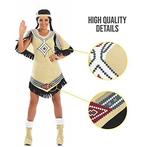 Fun Shack Womens Indigenous American Costume Adults Book Character Outfit World