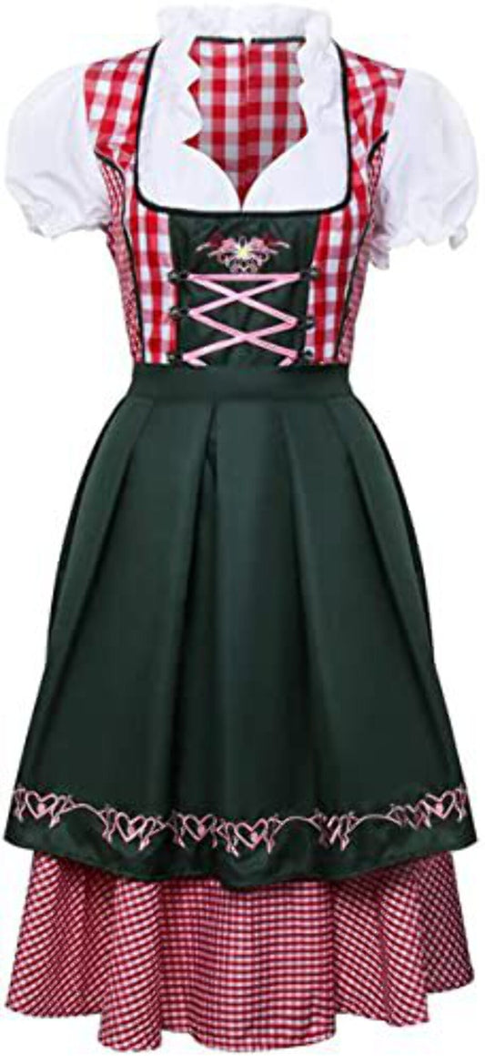 NUWIND Womens German Beer Festival Costume Bavarian Traditional Oktoberfest Hall