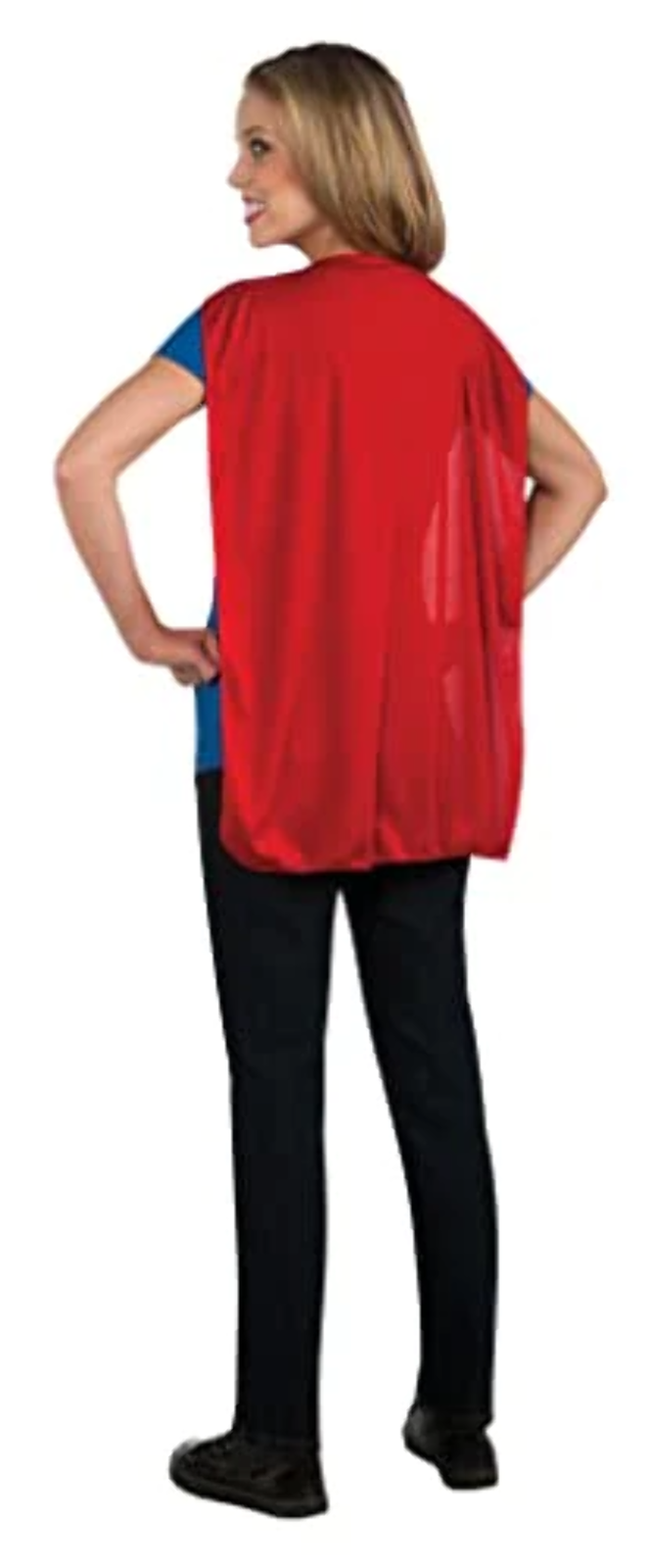 Rubie's Official DC Comic Supergirl T-Shirt Set, Ladie's Instant Costume Kit - T