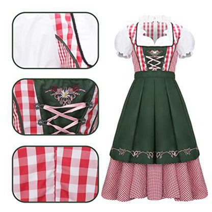 NUWIND Womens German Beer Festival Costume Bavarian Traditional Oktoberfest Hall