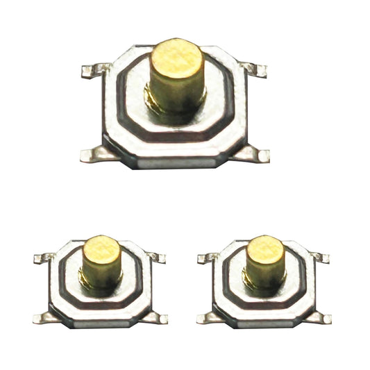 20 Pcs 4x4x3 mm 4 Pin SMT Tactile Switches
