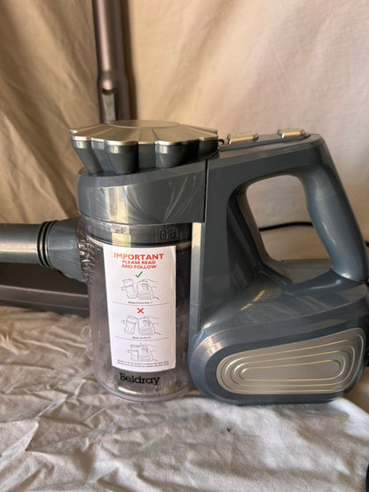 Beldray BEL01731TT Titanium 2-in-1 Hand Vacuum Cleaner - Converts To Handheld Unit, Floor To Ceiling Cleaning, 600ml Dust Container, Washable Extra HEPA Filter, Includes Crevice/Brush Tool, 600W
