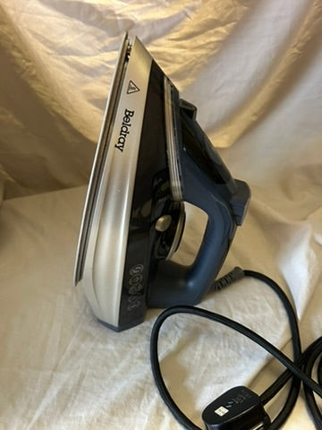 Beldray BEL0820PL Ultra Ceramic 3100W Steam Iron - Dual Soleplate Technology, Variable Temperature Control & Continuous Steam, Easy Grip Handle, 300ml Water Tank, Anti-Calc/Drip Function, Platinum