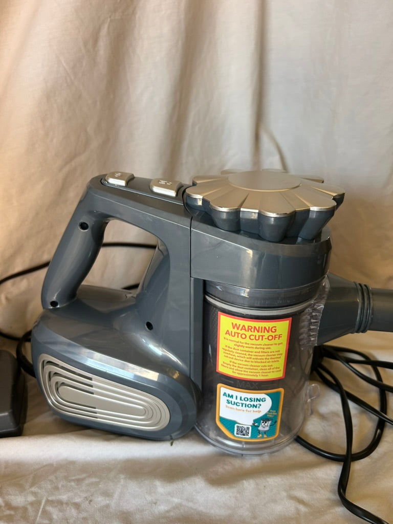 Beldray BEL01731TT Titanium 2-in-1 Hand Vacuum Cleaner - Converts To Handheld Unit, Floor To Ceiling Cleaning, 600ml Dust Container, Washable Extra HEPA Filter, Includes Crevice/Brush Tool, 600W