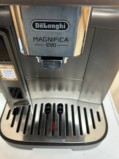 De'Longhi Magnifica Evo ECAM290.83.TB, Fully Automatic Coffee Machine with Milk Frother, Compact Size Bean to Cup Machine, LatteCrema Hot System, 7 Recipes, Soft Touch Colored Display, Black