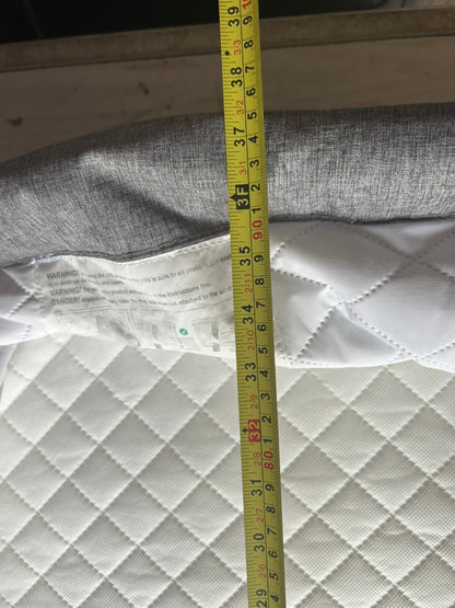 BABYLO Bedside Cozi Sleeper Co-Sleeping Crib, Grey (please read)