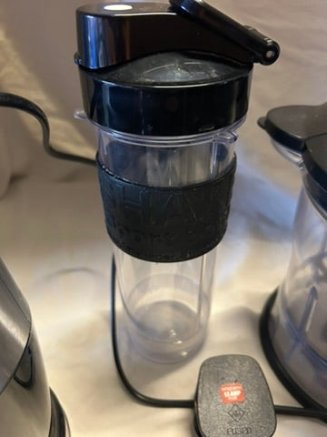 Salter EK5029 2-in-1 Electric Jug Blender & Mini Chopper - 1.2L Bowl, 570ml Drinks Bottle for Sports/Gym, Dual Function Processor, Smoothies/Sauce, BPA-Free, Mix & Chop Dips/Salsa, One Touch Operation
