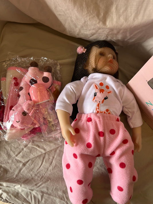 ZIYIUI 20 Inches Reborn Girl Baby Dolls 50cm Reborn Dolls Soft Silicone Vinyl Re